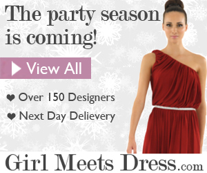 Hire a dress from Girl Meets Dress.com this Xmas