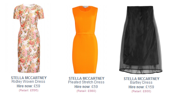 Stella McCartney dresses to hire