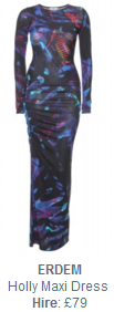 Erdem - Holly Maxi Dress HollyErdem Advent Day 8 Blogger Laura Pearson Smith Shows Us How To Be Unique On New Years Eve