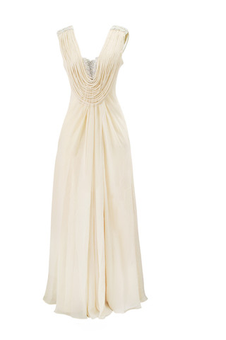 Elliot Claire - Cream toned gown £79 (retail £250)