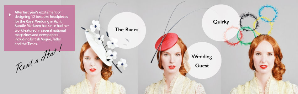 Hire hats from Bundle Maclaren