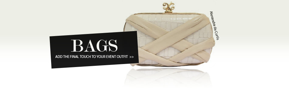Hire handbags from Alexandra de Curtis