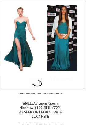Leona Lewis wears Girl Meets Dress Ariella