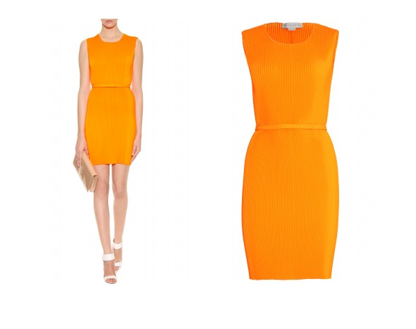 Nicole Scherzinger Orange Dress Xfactor