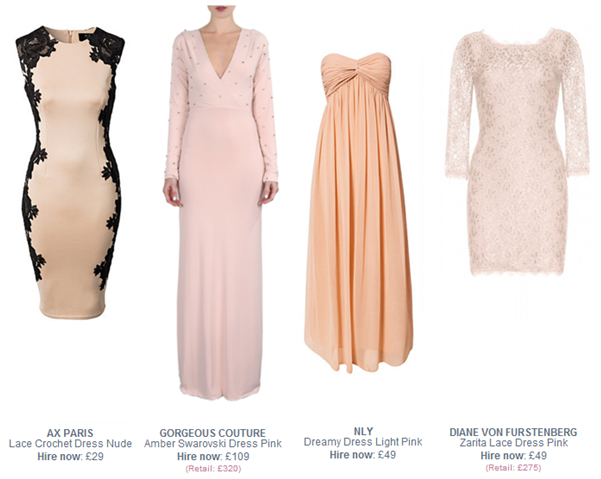 Girl Meets Dress nude party dresses
