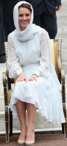 Kate Middleton wears Beulah in powder blue.