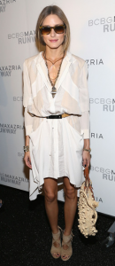Olivia Palermo wearing BCBGMAXAZRIA