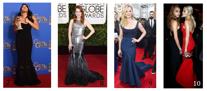 Fishtail Dresses Golden Globes Girl Meets Dress