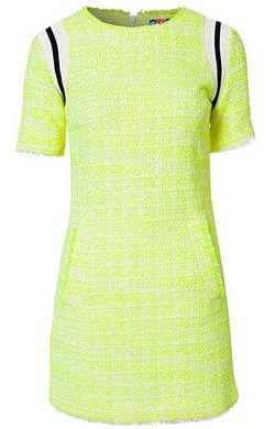 Look hot when the weather is cold. MSGM – Gloria dress. Hire this bright dress now from Girl Meets Dress