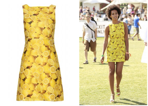 Solange Knowles Alice and Olivia Girl Meets Dress Solange Knowles wears Alice and Olivia - Candice Print Dress at Coachella