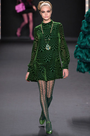 Anna Sui Dresses Cara Delevingne Girl Meets Dress