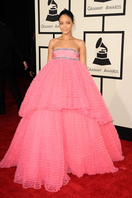 Rihanna Grammys Dress Girl Meets Dress