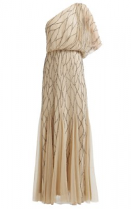 Adrianna Papell - Art Deco Shoulder Gown
(Hire £109)