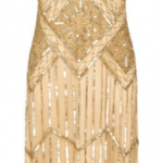 GATSBYLADY - Isobel Gold Fringe Dress 
(Hire - £85)