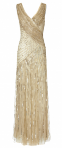 Ariella - Juliet Sequin Gown Gold 
(Hire - £69)