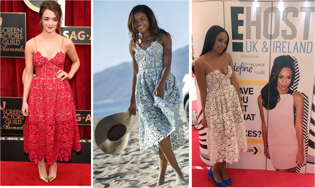 Celebrities in Self Portrait Dresses 1