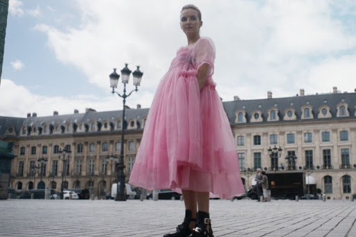 molly goddard pink dress